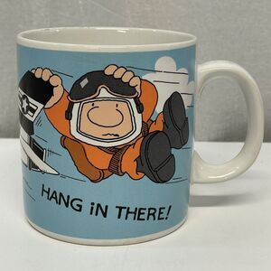 Ziggy Tom Wilson Cartoon Coffee Mug Hang In There US Air Force Pilot Novelty